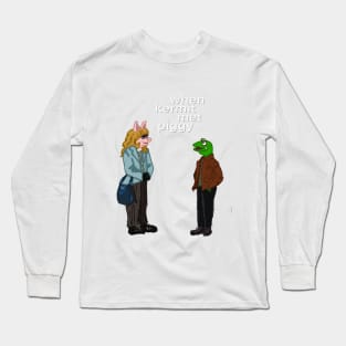 When Kermit Met Piggy Long Sleeve T-Shirt